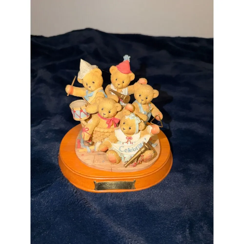 Vintage 1996 Cherished Teddies Celebrating Five Cherished Years #205354